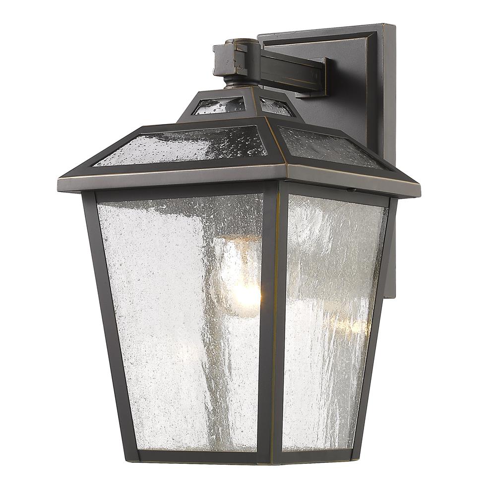 Z-Lite 539S-ORB Bayland 1 Light Outdoor Wall Light in Oil Rubbed Bronze